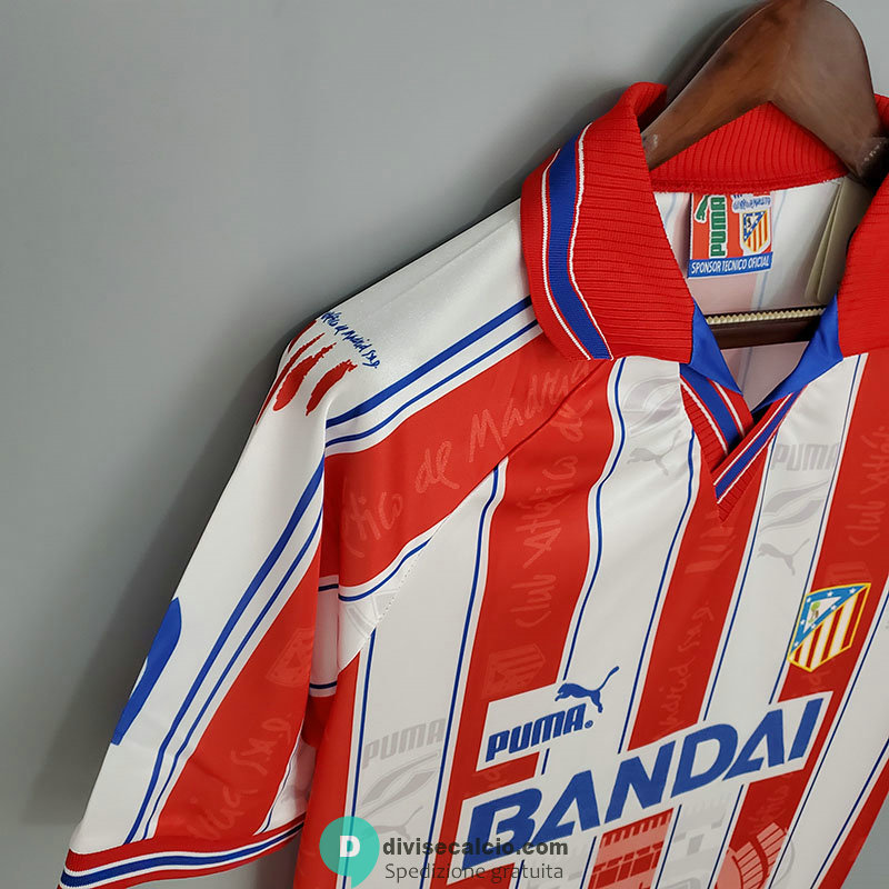 Maglia Atletico De Madrid Retro Gara Home 1996/1997