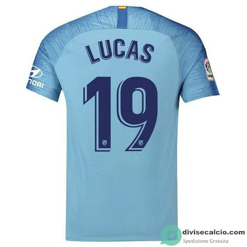 Maglia Atletico de Madrid Gara Away 19#LUCAS 2018-2019