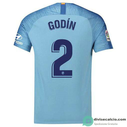 Maglia Atletico de Madrid Gara Away 2#GODIN 2018-2019