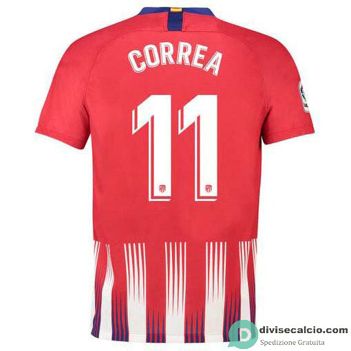 Maglia Atletico de Madrid Gara Home 11#CORREA 2018-2019