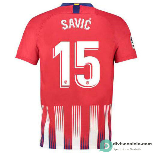 Maglia Atletico de Madrid Gara Home 15#SAVIC 2018-2019