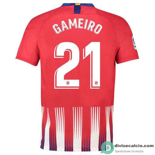 Maglia Atletico de Madrid Gara Home 21#GAMEIRO 2018-2019