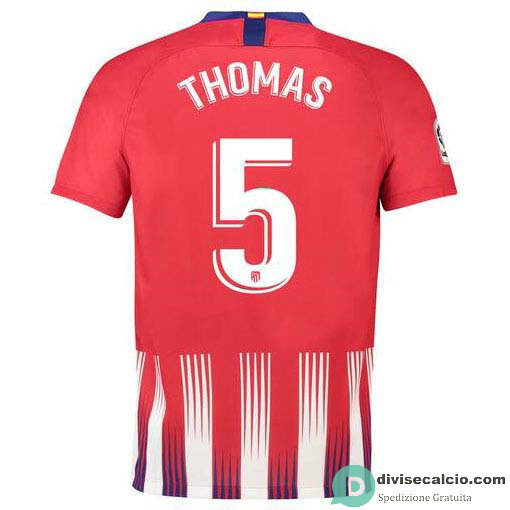 Maglia Atletico de Madrid Gara Home 5#THOMAS 2018-2019