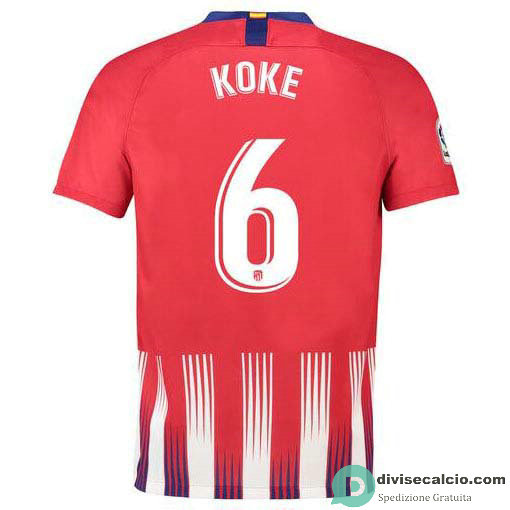 Maglia Atletico de Madrid Gara Home 6#KOKE 2018-2019