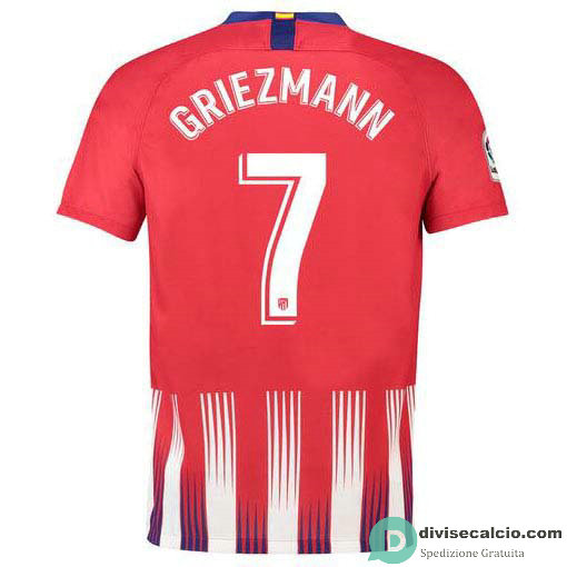 Maglia Atletico de Madrid Gara Home 7#GRIEZMANN 2018-2019