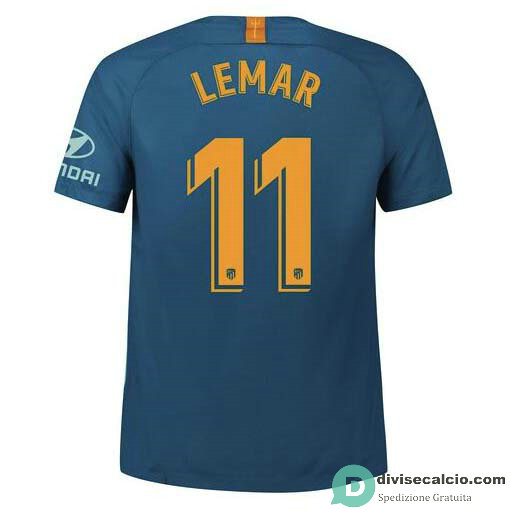 Maglia Atletico de Madrid Gara Third 11#LEMAR 2018-2019