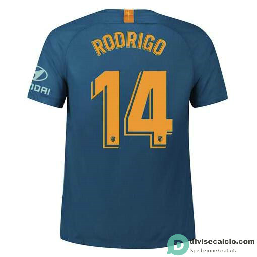 Maglia Atletico de Madrid Gara Third 14#RODRIGO 2018-2019