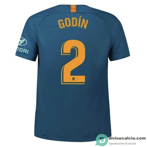 Maglia Atletico de Madrid Gara Third 2#GODIN 2018-2019