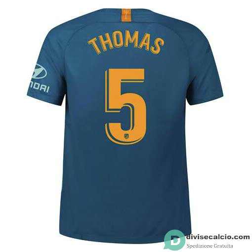 Maglia Atletico de Madrid Gara Third 5#THOMAS 2018-2019