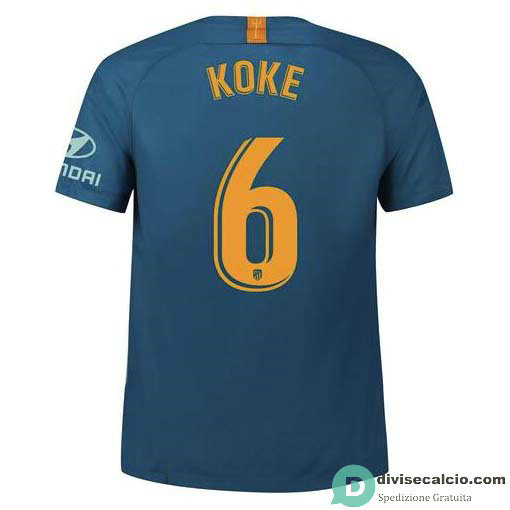 Maglia Atletico de Madrid Gara Third 6#KOKE 2018-2019