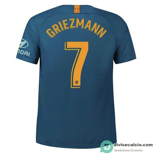 Maglia Atletico de Madrid Gara Third 7#GRIEZMANN 2018-2019