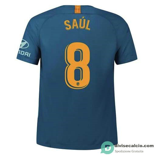 Maglia Atletico de Madrid Gara Third 8#SAUL 2018-2019