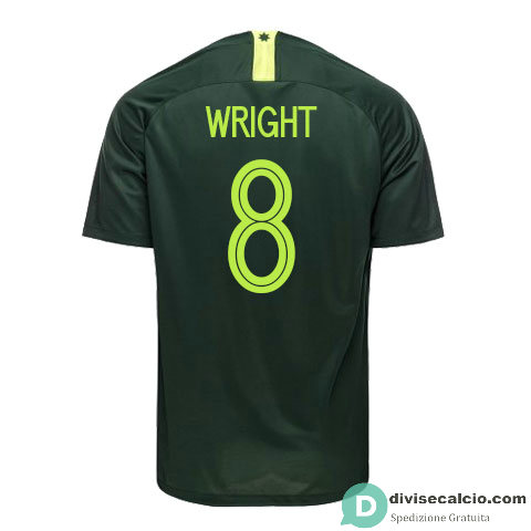 Maglia Australia Gara Away 8#WRIGHT 2018