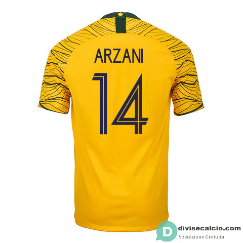 Maglia Australia Gara Home 14#ARZANI 2018