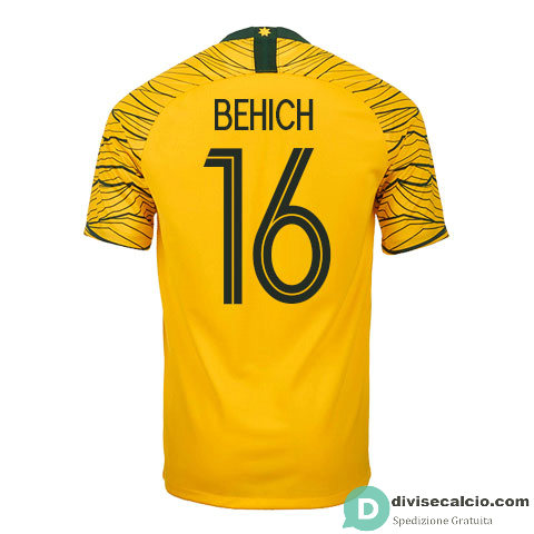 Maglia Australia Gara Home 16#BEHICH 2018