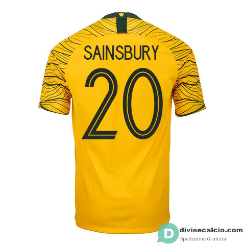 Maglia Australia Gara Home 20#SAINSBURY 2018