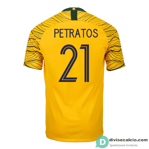 Maglia Australia Gara Home 21#PETRATOS 2018