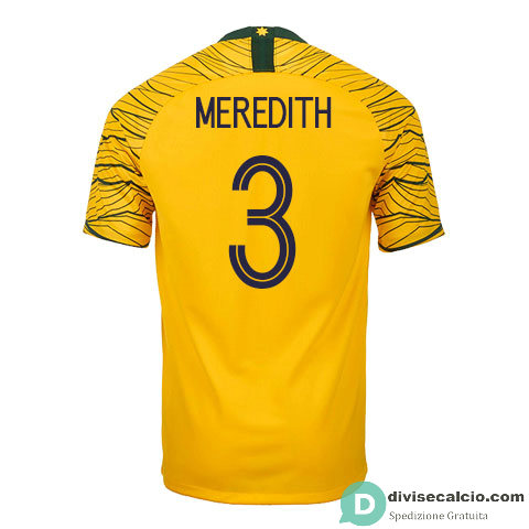 Maglia Australia Gara Home 3#MEREDITH 2018