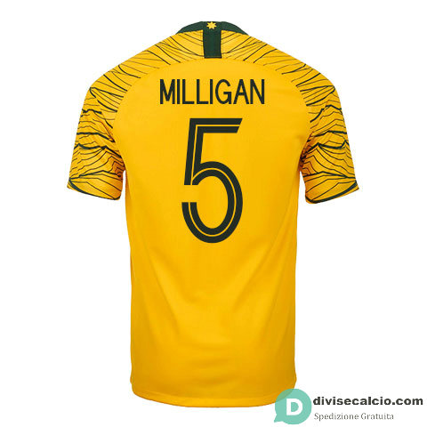 Maglia Australia Gara Home 5#MILLIGAN 2018