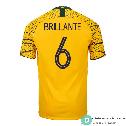 Maglia Australia Gara Home 6#BRILLANTE 2018