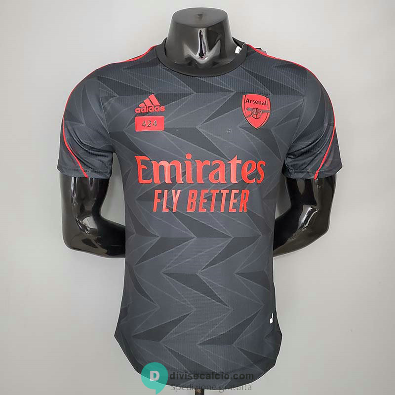 Maglia Authentic Arsenal Adidas x 424 Black 2021/2022