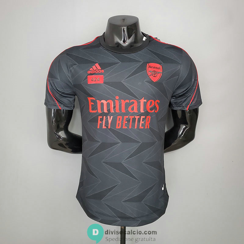 Maglia Authentic Arsenal Adidas x 424 Black 2021/2022