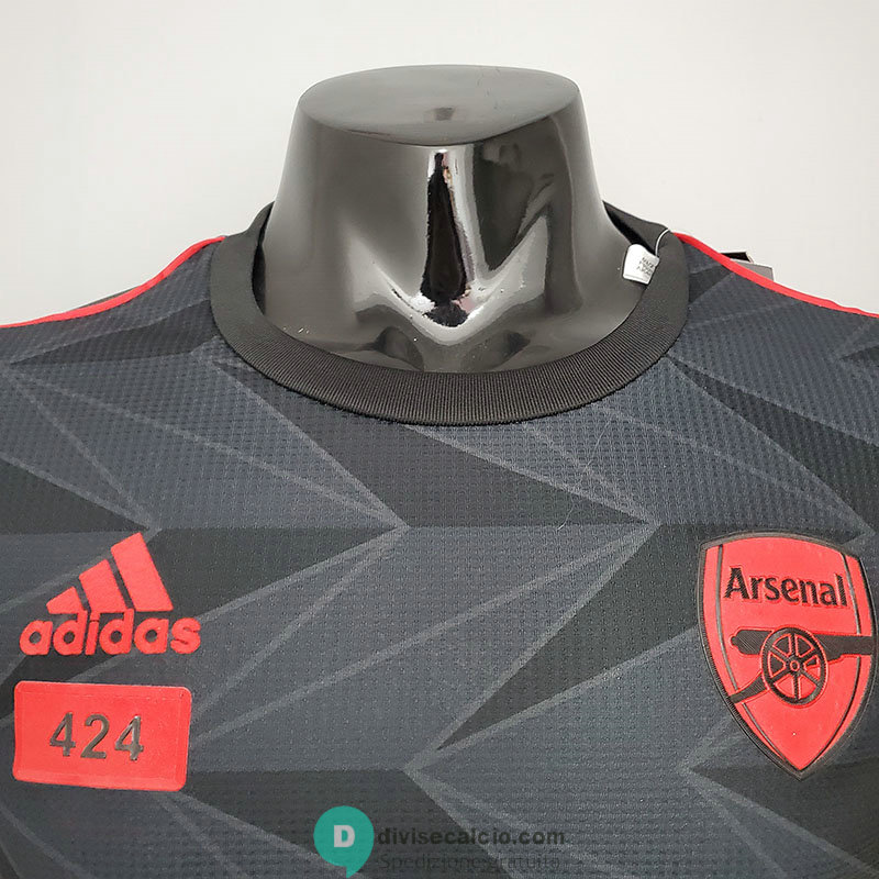 Maglia Authentic Arsenal Adidas x 424 Black 2021/2022