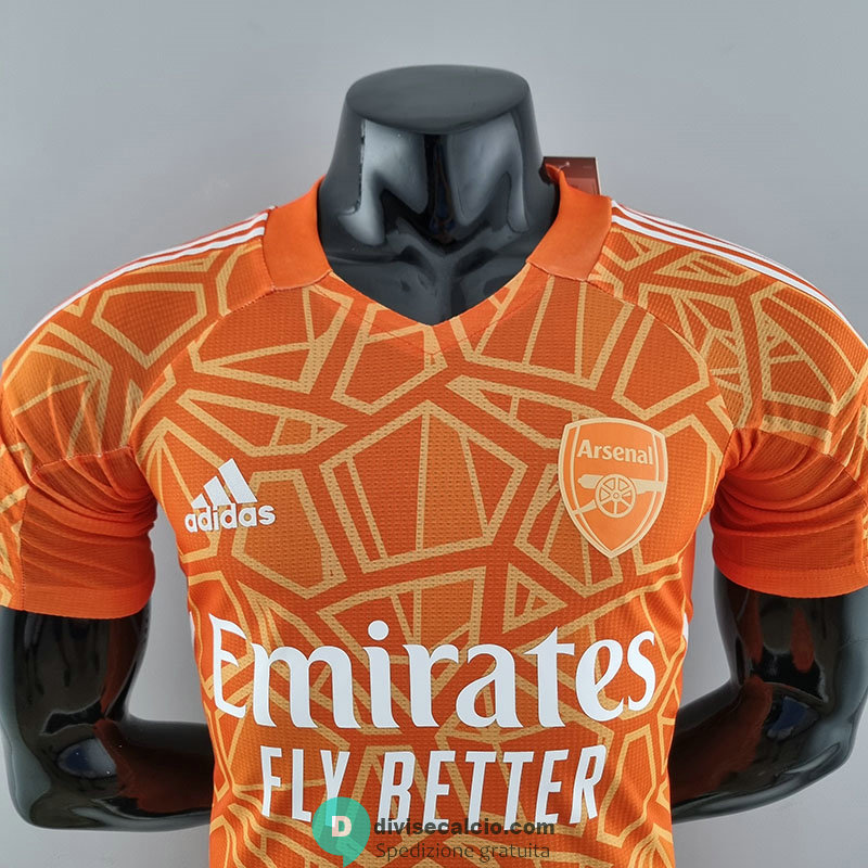 Maglia Authentic Arsenal Portiere Orange 2022/2023