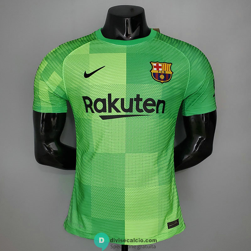 Maglia Authentic Barcelona Portiere Green 2021/2022