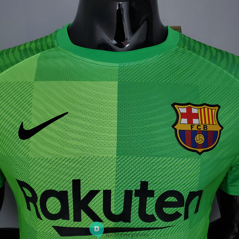 Maglia Authentic Barcelona Portiere Green 2021/2022