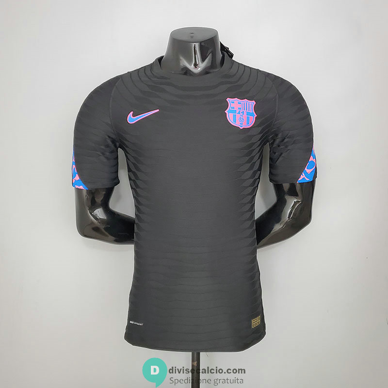 Maglia Authentic Barcelona Tracksuit Black 2021/2022