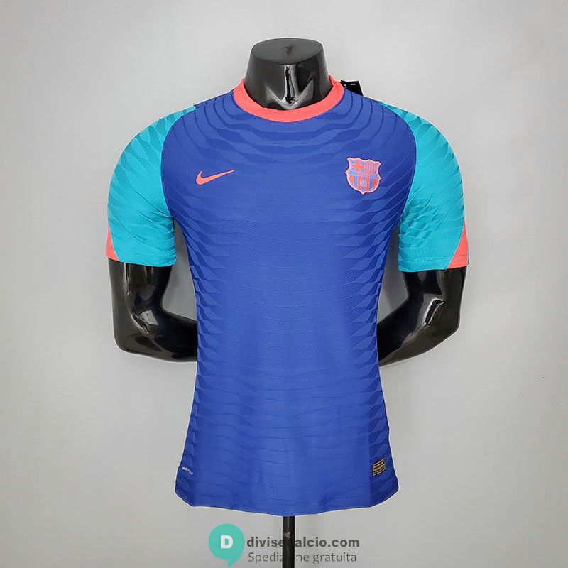 Maglia Authentic Barcelona Tracksuit Blue 2021/2022