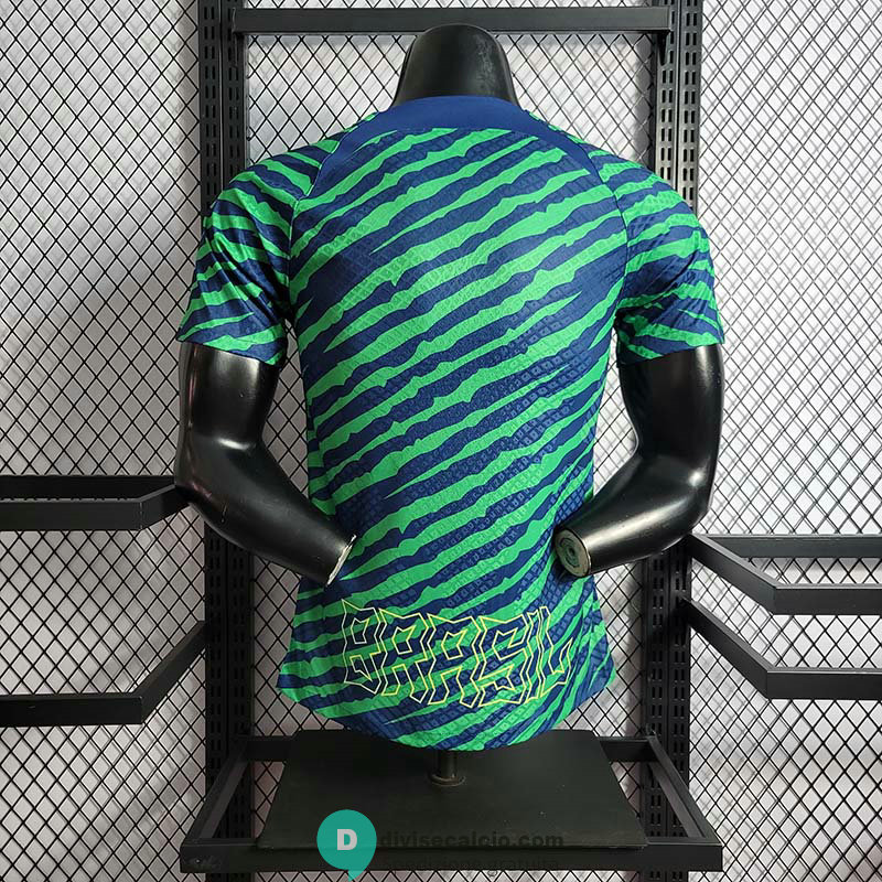Maglia Authentic Brasile Special Edition Green Blue 2022/2023
