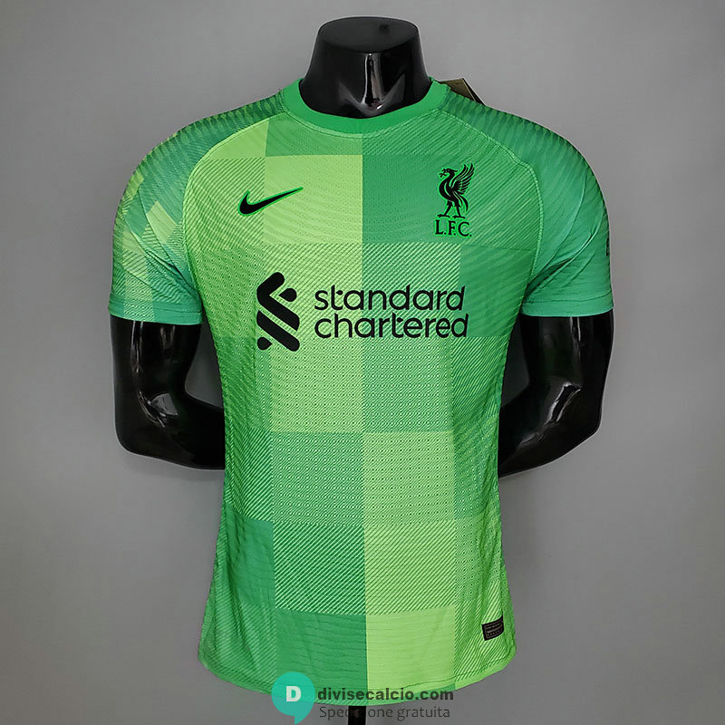 Maglia Authentic Liverpool Portiere Green 2021/2022