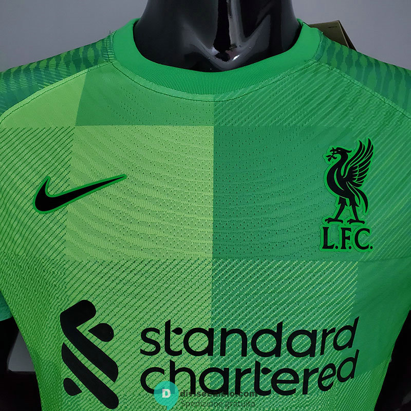 Maglia Authentic Liverpool Portiere Green 2021/2022