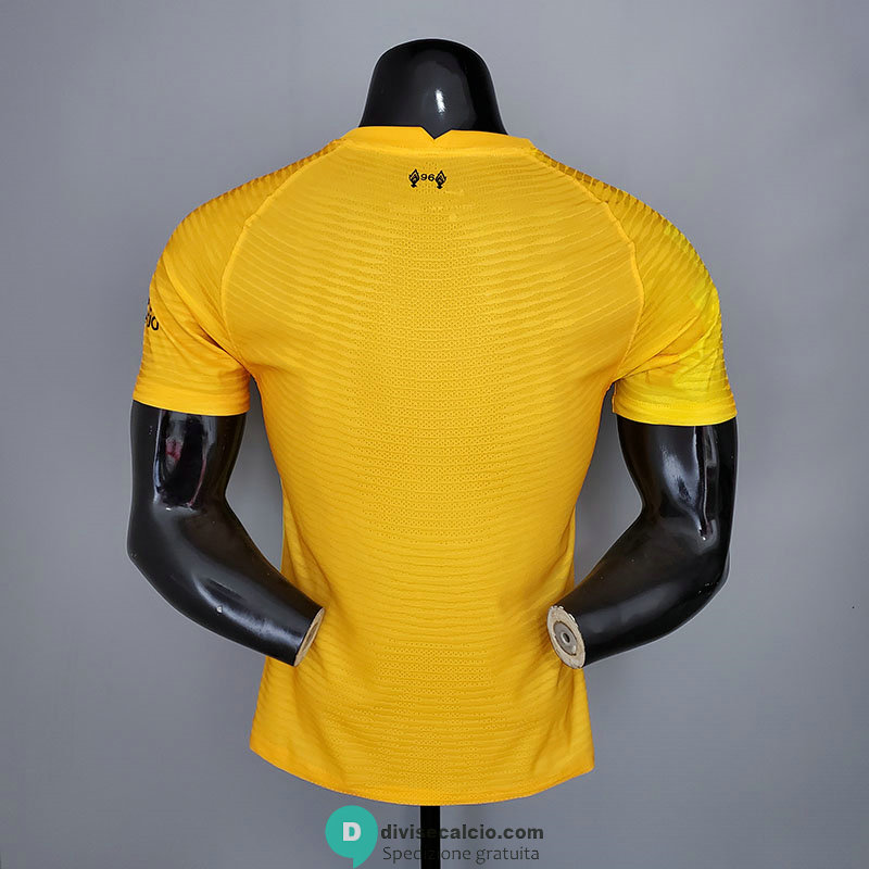 Maglia Authentic Liverpool Portiere Yellow 2021/2022