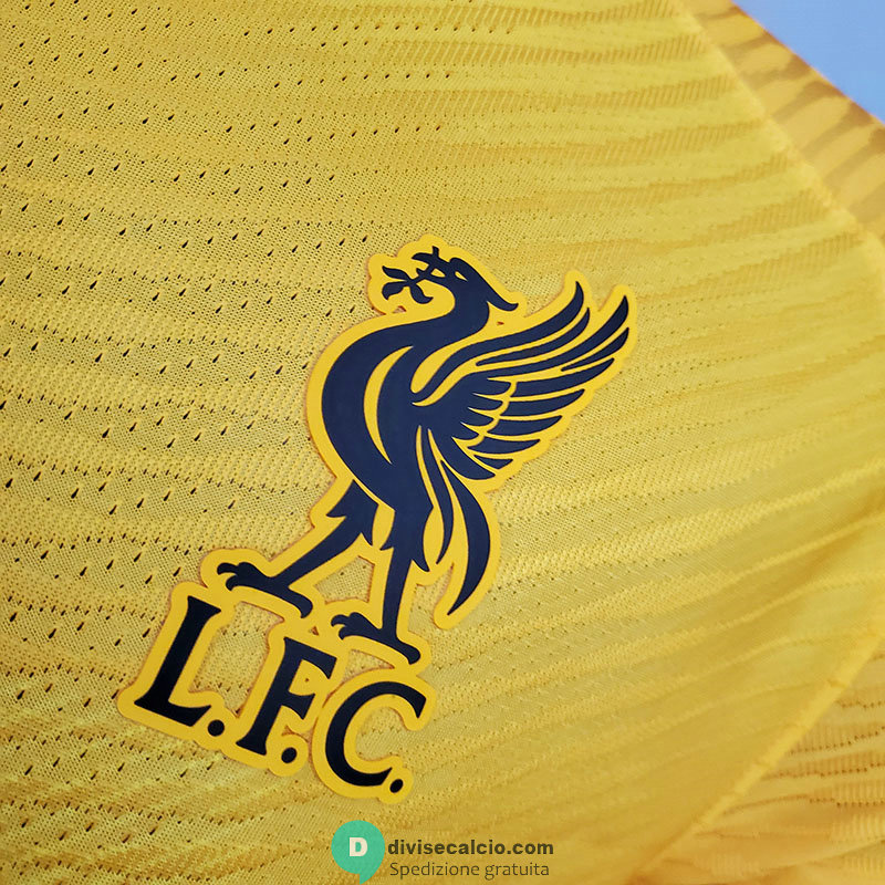 Maglia Authentic Liverpool Portiere Yellow 2021/2022