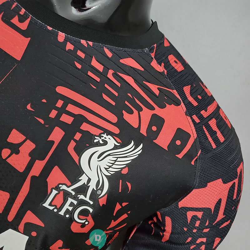 Maglia Authentic Liverpool Training Black 2020/2021