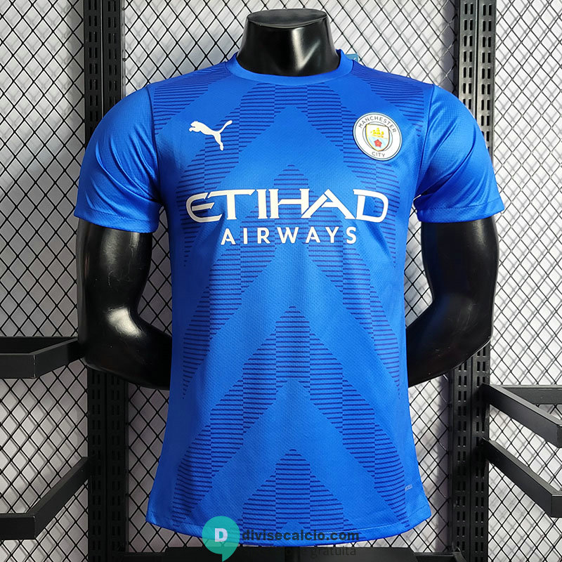 Maglia Authentic Manchester City Portiere Blue 2022/2023