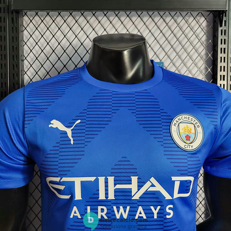 Maglia Authentic Manchester City Portiere Blue 2022/2023