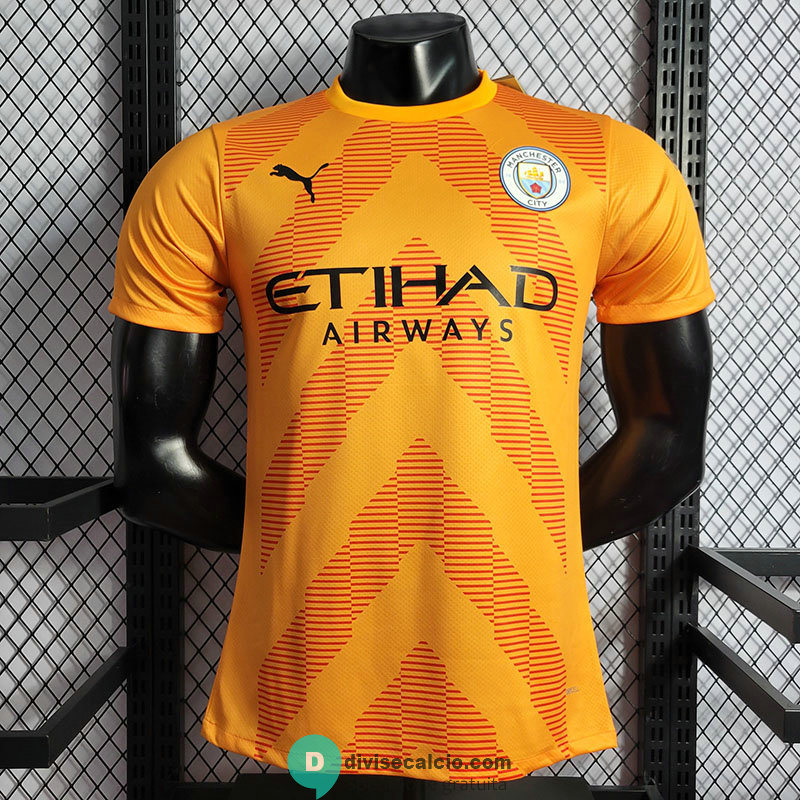 Maglia Authentic Manchester City Portiere Orange 2022/2023