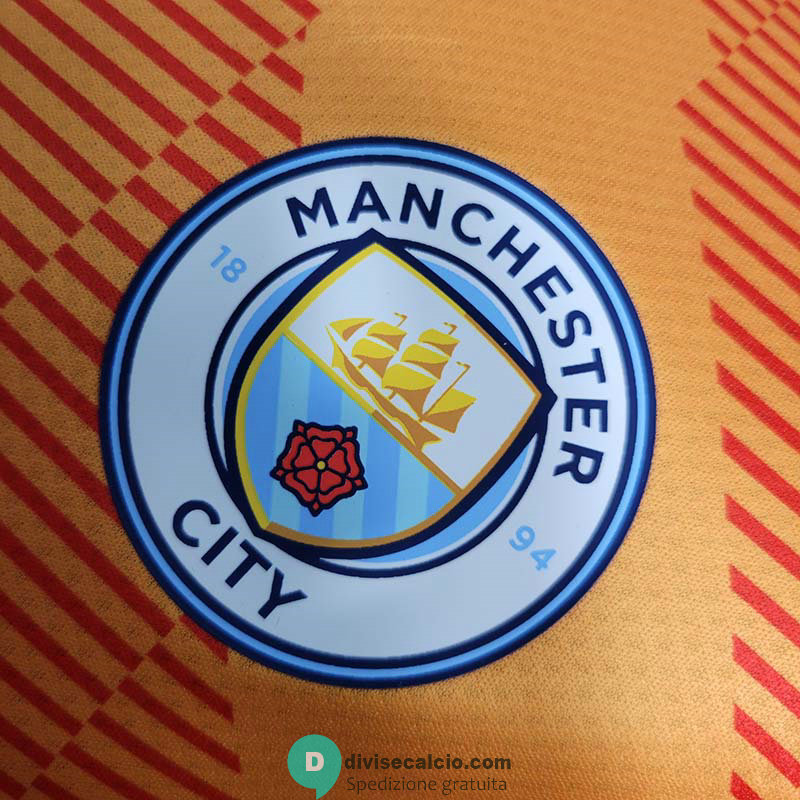 Maglia Authentic Manchester City Portiere Orange 2022/2023