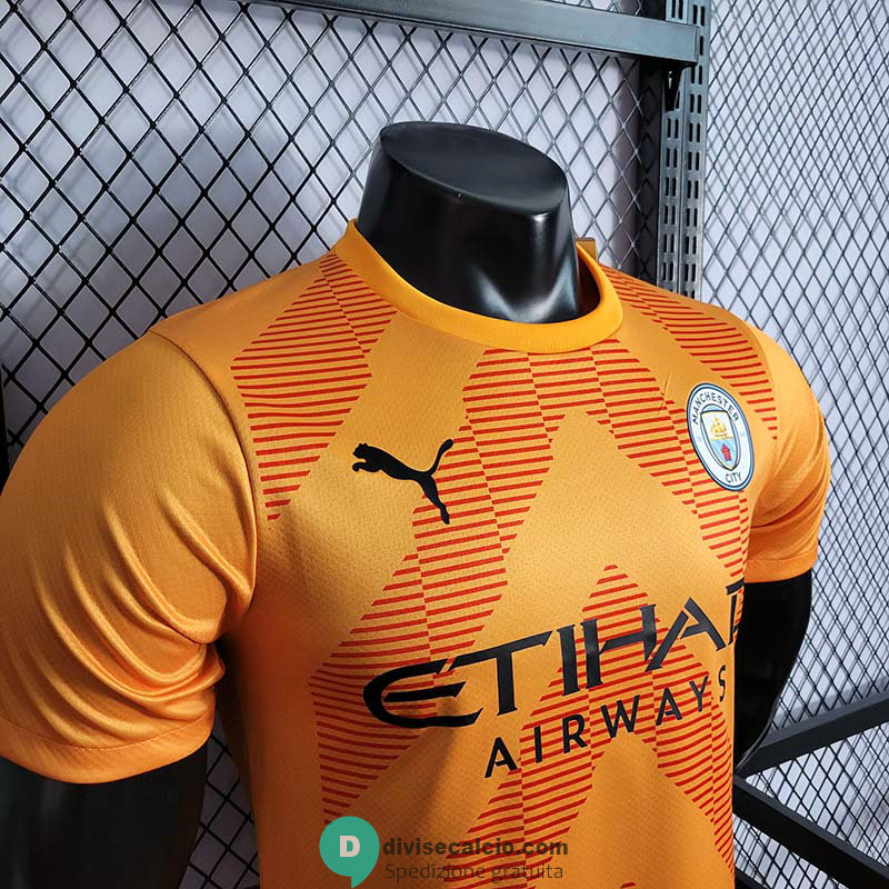 Maglia Authentic Manchester City Portiere Orange 2022/2023