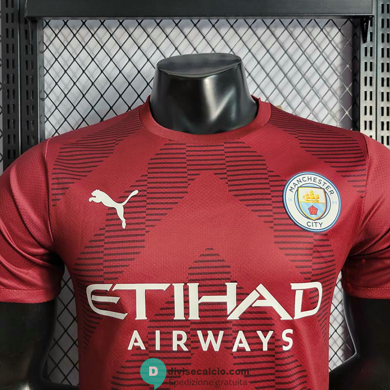 Maglia Authentic Manchester City Portiere Red 2022/2023