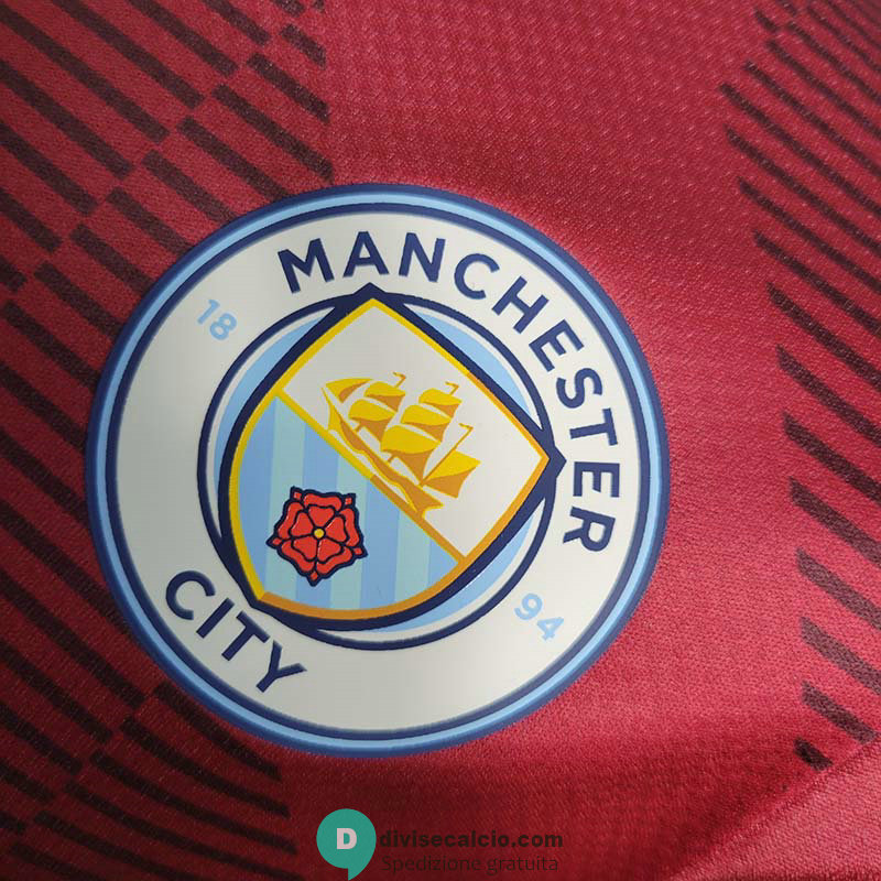 Maglia Authentic Manchester City Portiere Red 2022/2023