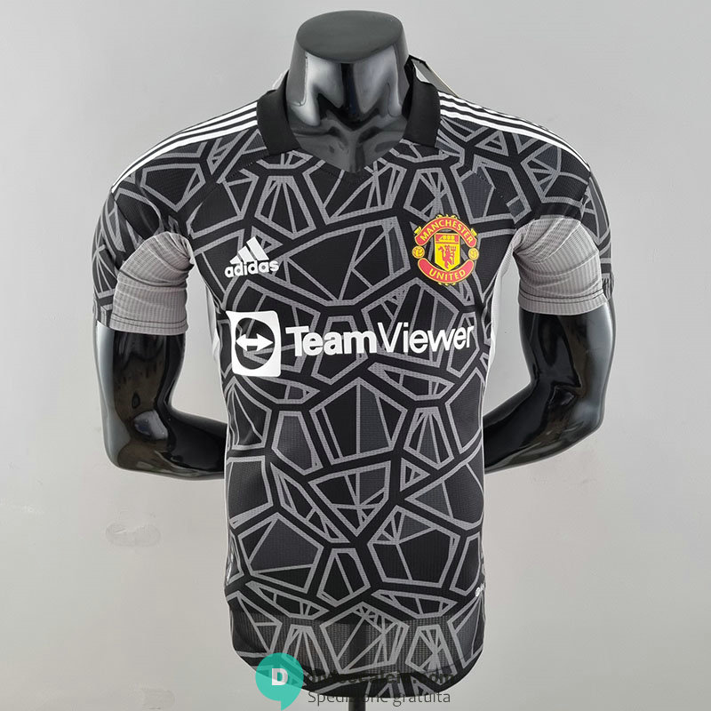 Maglia Authentic Manchester United Portiere Black 2022/2023