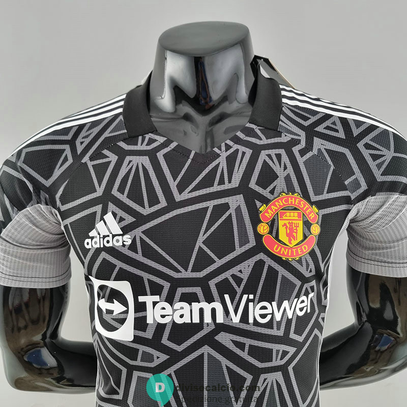 Maglia Authentic Manchester United Portiere Black 2022/2023