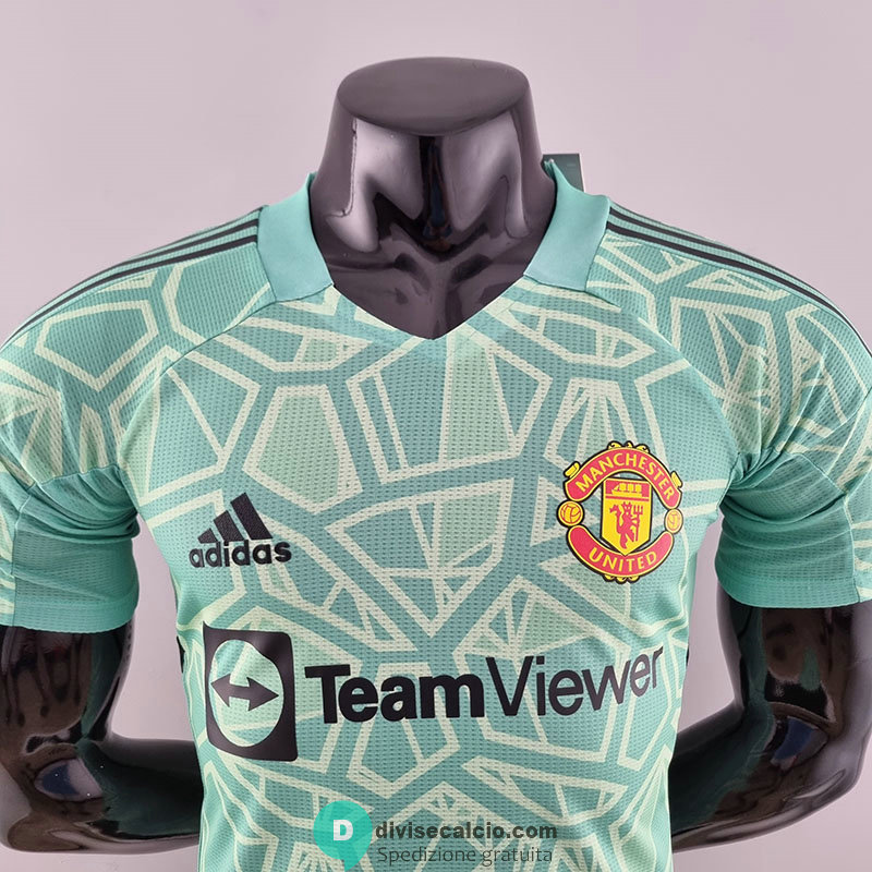 Maglia Authentic Manchester United Portiere Green 2022/2023