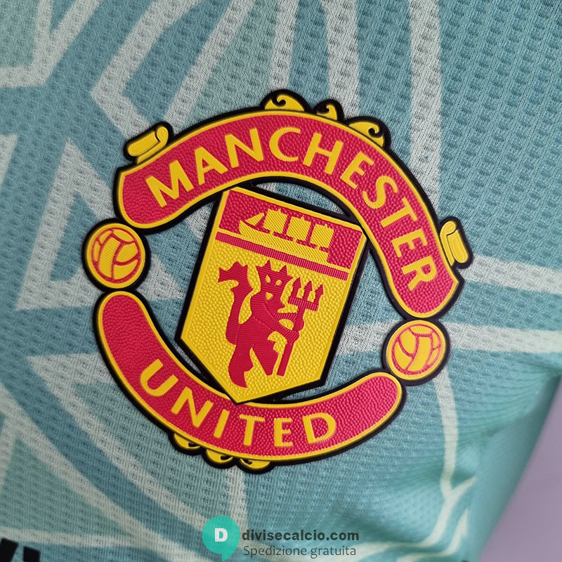 Maglia Authentic Manchester United Portiere Green 2022/2023