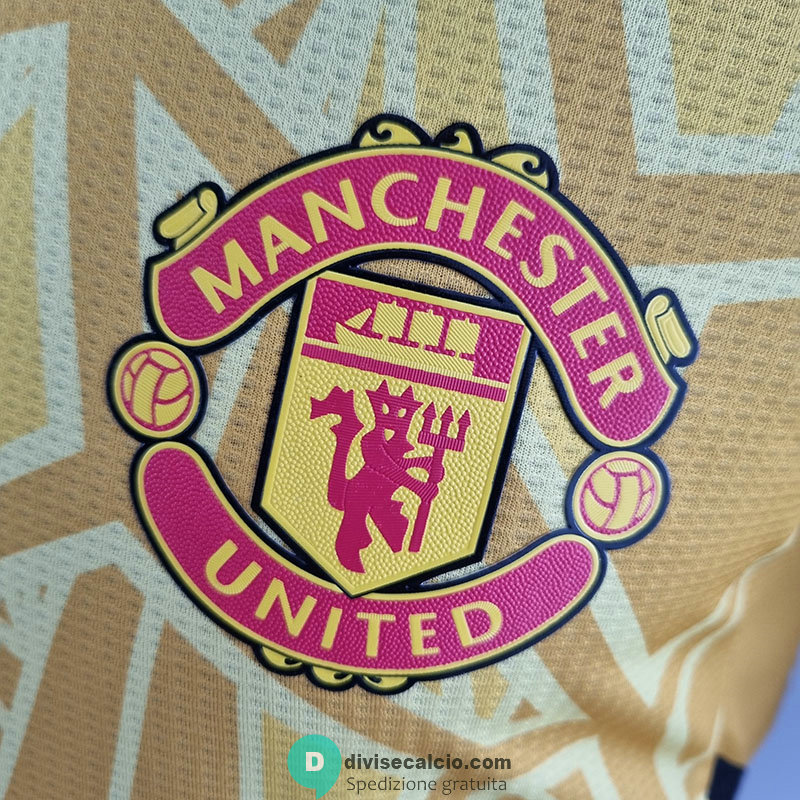 Maglia Authentic Manchester United Portiere Yellow 2022/2023